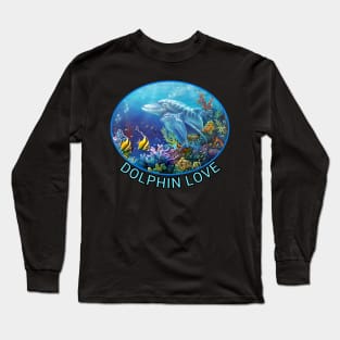 Dolphin love Long Sleeve T-Shirt